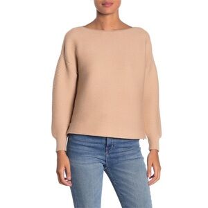 14th & Union | Boatneck Ribbed Ottoman Sweater LP